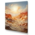 thumbnail image 2 of Designart "Spiraling Sands In Surreal Landscape" Surrealism Wall Art Living Room, 2 of 7