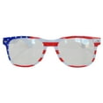 thumbnail image 3 of Retro Sunglasses - American Flag Frame / Clear Lens, 3 of 5