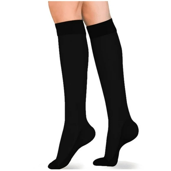 TOBIMEDIA DAMA BAJA COMPRESIÓN 8-15 MM RODILLA MEDIVARIC 1113 GRA NEGRO