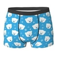 thumbnail image 6 of Men's Boxer Briefs, Cute Polar Bear Soft Comfy Mens Underwear Boxer Briefs Breathable With Widen Waist, 6 of 7