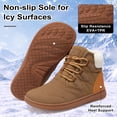 thumbnail image 4 of Womens Waterproof Winter Wide Toe Box Snow Boots Lightweight Warm Ankle Booties, 4 of 8