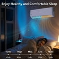 thumbnail image 6 of Ktaxon 4 Zone 9000+9000+9000+12000BTU WIFI Mini Split AC/Heating System,20 SEER2+21 SEER2 Ductless AC,36000 BTU Ductless Split Air Conditioner with Pre-Charged Condenser, Heat Pump & 25Ft Line Set, 6 of 13