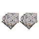 thumbnail image 5 of Pegatinas autoadhesivas para azulejos de cerámica, estilo retro vintage, paquete de 2, impermeables, gris claro con bordes dorados, perfectas para decoración de cocina y baño, 5 of 10