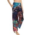thumbnail image 6 of Salouo Cosmic Garden Woman Portrait Print Women's Pajama Pants Casual Loose Sweatpants PJs Flowy Pants Drawstring Palazzo for Women Wide Leg Pants Lounge Pajama -Small, 6 of 8