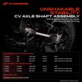 thumbnail image 2 of A-Premium CV Axle Shaft Assembly Compatible with Chrysler 300 Dodge Charger 2009-2014 Rear Right Passenger Side, 2 of 10