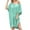 Green-1, variant on JIUKE Summer Tops for Women Crochet Beach Mini Dress Loose Crew Neck Short Sleeve Hollow out Swimsuit Cover-Up