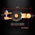 thumbnail image 2 of Top Post Battery Disconnect Switch,  Battery Master Switch Isolator W/ M8 Top Bolt for Power Disconnect Cut Off (2 Pack), 2 of 9