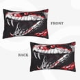 thumbnail image 2 of Sikiie Fierce Red Viper Graphic Art Print Plush Pillow Cover, Wrinkle-proof and Stain-resistant Pillow Protector without Pillow Core, Home Decoration-20"x30", 2 of 6