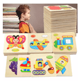 thumbnail image 5 of 14 Rompecabezas Figuras Surtidas Para Niños Pequeños Madera, 5 of 5