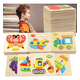 thumbnail image 5 of 14 Rompecabezas Figuras Surtidas Para Niños Pequeños Madera, 5 of 5