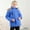 Blue, variant on Kids Boys Winter Down Coat Cute Hooded Jackets with Pockets Windproof Puffer Padded Jacket Kids Jacket Outwear 9-10 Years