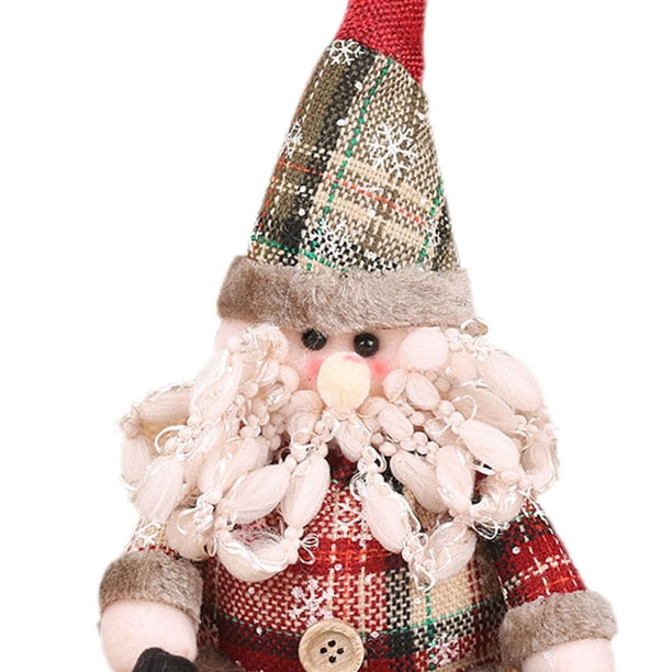 Navidad Peluche de Peluche Tela Muñeca Santa Claus Muñeco de Nieve