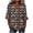 Gray, variant on Womens V Neck 3/4 Ruffle Sleeve Button Front Blouse Full Ghost Bat Pumpkin Print Loose Fit Casual Pullover Top