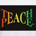 thumbnail image 3 of CafePress - Teach Peace Women's V Neck T Shirt - Womens Cotton V-Neck T-shirt, 3 of 4