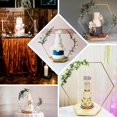 thumbnail image 5 of Efavormart Hexagon Wedding Arch Cake Stand, Metal Floral Centerpieces Display - 28", 5 of 11