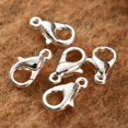 thumbnail image 4 of GHSDFBB Pince à Homard pour Fabrication de Bijoux, Lot de 100 Pinces à Homard Courbées Petit Crochet de Fixation Accessoires de Réparation pour Bijoux Artisanat DIY Bracelet Collier Boucles d'Oreilles, 4 of 7