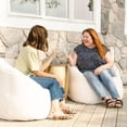 thumbnail image 2 of FeGemax Milano Outdoor Beanbag Chair White Marine, 2 of 6