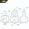 thumbnail image 4 of Smittybilt SMB2820 Aluminum Winch Shackle - Black, 4 of 6