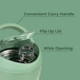 thumbnail image 3 of HydroJug Stainless Steel Shaker 24 oz - Insulated, Leakproof, BPA-Free with Silent Mixing Grate - for Fitness, Sports & Everyday Use - Sage, 3 of 7