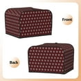 thumbnail image 3 of Gaeub Red Buffalo Plaid Merry Christmas Print 4 Slice Toaster Cover,Bread Machine Cover,Dustproof Fingerprint Protectors and Greasy Protection Anti-sputtering, 3 of 7