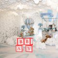 thumbnail image 5 of unbranded 4Ud Cajas Rojas Con Letras Baby Para Exclusiva En Fiestas De Revelación De Género, 5 of 5