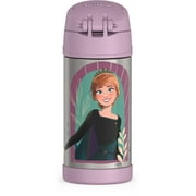 Thermos Stainless Steel Funtainer Water Bottle with Straw, Frozen, 12 Fluid Ounces