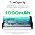 thumbnail image 4 of Tignapoo TELESIN NP-BX1 1090mAh Rechargeable Lithium Battery with Fast Charging, 6-Layer Safety, Compatible with Sony ZV-1, RX100 Series, HX90, and More Cameras, 4 of 7