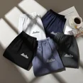 thumbnail image 2 of Novedad de verano, pantalones de pijama de algodón de Color sólido para hombre, Adluts, muebles para el hogar, pantalones cortos de algodón sueltos, pantalones Pj para hombre, ropa para dormir en el, 2 of 5