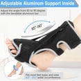 thumbnail image 5 of Plantar Fasciitis Night Splint, Adjustable Plantar Fasciitis Relief Night Splint for Women & Men, Relief Brace for Plantar Fasciitis Relief, Achilles Tendonitis and Foot Drop, Black, 5 of 5