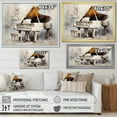 thumbnail image 4 of Designart "Origin Of Beige Piano Orchestras I" Music Wall Decor, 4 of 7
