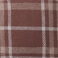 thumbnail image 6 of My Texas House 20" x 20" Aurelia Brown Plaid Cotton Decorative Pillow Cover, 6 of 6