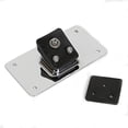 thumbnail image 2 of ECOTRIC 3-Hole Laydown License Plate Mount Bracket Compatible with 1973-Up Harley Davidson License Plate Mounting Kit (Chrome/Black Plate), 2 of 4