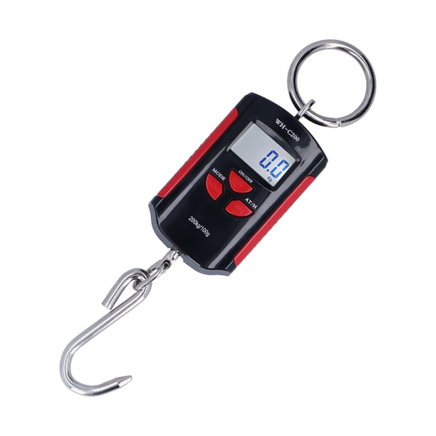 Báscula De Grúa De 200 Kg, Gancho Electrónico Portátil Resistente, Retroiluminación Steelyard, Tiempo De Espera Prolongado Para Compras, Equipaje, Pesca