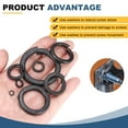 thumbnail image 4 of 120 Pcs M2 Split Lock Washer Spring Lock Washer 2.2mm ID 3.3mm OD 0.9mm Thick, 4 of 6
