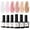 Jelly Transparent, variant on modelones Gel Nail Polish Kit -6 Colors Fall Nude Pink Gel Polish Set Skin Tones Neutral Brown Soak Off Gel Nail Kit Need Nail Lamp Manicure DIY Nail Art Salon Home Gift