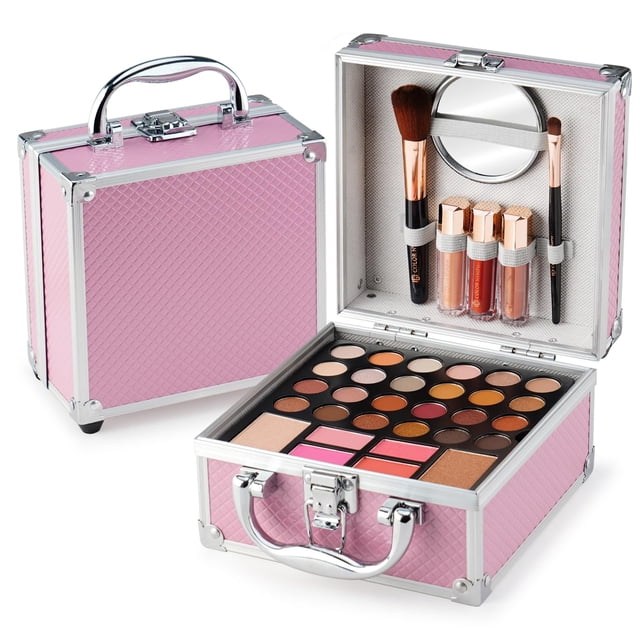 Kit de maquillaje Color Nymph Beginner con estuche cosmético en forma de tren