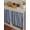 Dusty Blue, variant on Buffalo Plaid Kitchen Curtain & Valance Set, Nordic Daisy Pattern Semi-Sheer Tassel Curtain, Farmhouse Cafe Half Window Curtain for Home & Christmas
