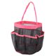thumbnail image 1 of Bolsa de malla portátil plegable con múltiples bolsillos, organizador de almacenamiento en red, accesorios de baño (rosa roja), 1 of 8