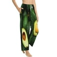 thumbnail image 3 of Kdxio Women's Comfy Stretch Fresh AvocadosPrint Drawstring Pajama Pants-XX-Large, 3 of 9