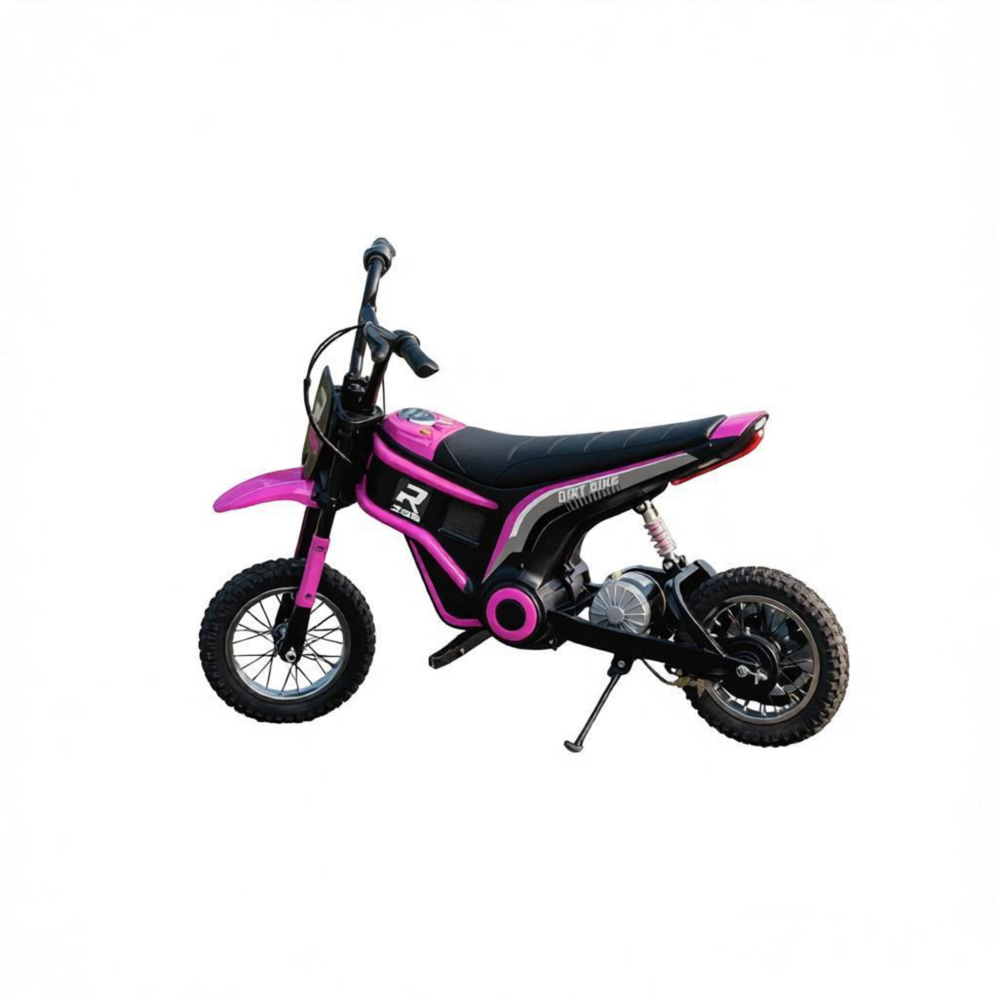 24V 350W Kids Dirt Bike, Electric Motorized, 15 MPH Top Speed, Twist Grip Throttle, Pink