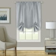 thumbnail image 2 of Achim Darcy Window Curtain Tie Up Shade - 58x63 - Grey, 2 of 5
