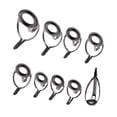 thumbnail image 1 of El De Cerámica 9pcs Observa El Marco De Acero Inoxidable Libre Del De La Guía De De Pescar Sunnimix Guía de caña de pescar, 1 of 8