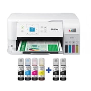 Epson EcoTank ET-2840 Special Edition Wireless Color All-in-One Supertank Printer, 2 Bonus Black Ink Bottles (Sold without manufacturer )