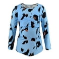 thumbnail image 5 of Celivon Womens Maternity Nursing Tops Long Sleeve Leopard Print Breastfeeding Shirt Flattering Comfy Pregnancy Clothes, 5 of 6