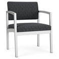 thumbnail image 1 of Lenox Fauteuil d'Appoint Surdimensionné en Acier pour Réception / Acier Argenté / Gris Foncé, 1 of 5