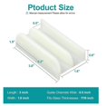 thumbnail image 3 of M6219 Sliding Shower Door Bottom Guide For Sliding Shower Door (top Hung) Shower Door Guide 1/2 In Channels 2 Pack, 3 of 5
