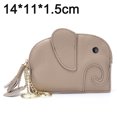 thumbnail image 2 of Sac à Pièces mini Éléphant en Cuir Véritable, 2 of 5