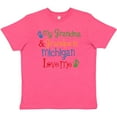 thumbnail image 3 of Inktastic Michigan Grandma Loves Me Youth T-Shirt, 3 of 5