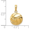 thumbnail image 4 of Finest Gold 14K Gold Polished Volleyball Pendant, 4 of 4