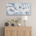 thumbnail image 2 of Masterpiece Art Gallery Contemporary Blues White Ranunculus by Nan Canvas Art 24" x 48", 2 of 4